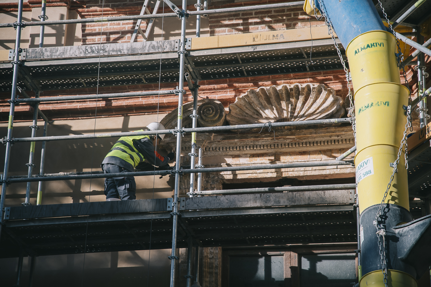 Obras de rehabilitación de la Alqueria Julià (Fotos: Kike Taberner)