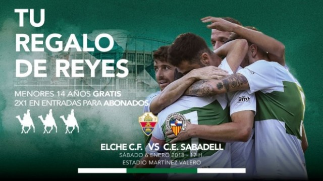 El Elche celebra el día de Reyes con entradas gratuitas para los niños

