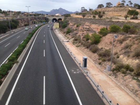 Los radares del túnel de San Juan recaudan 290.000 euros en multas en los primeros diez meses del año 