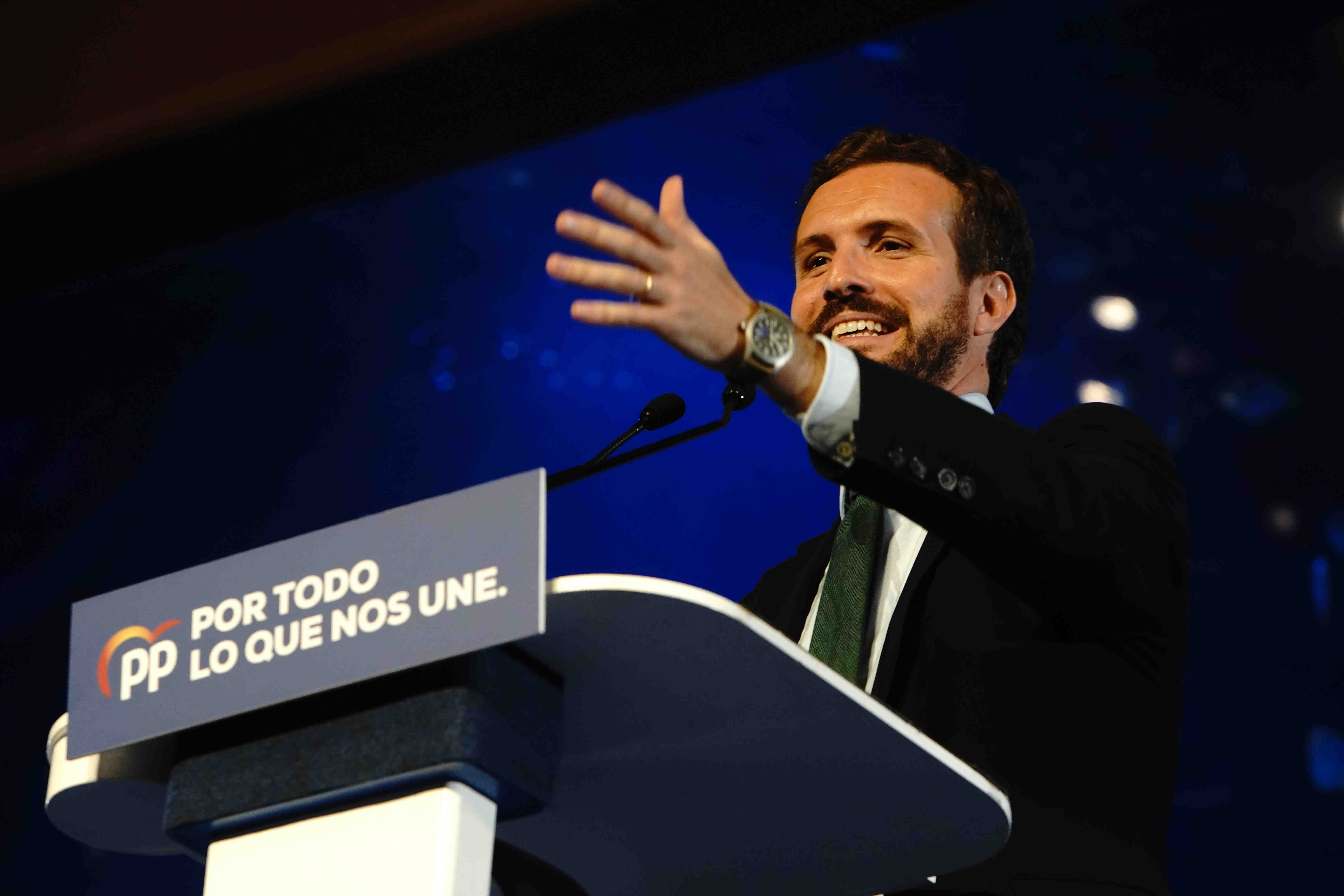 Mitin de Pablo Casado en València (Fotos: Alberto Saiz)