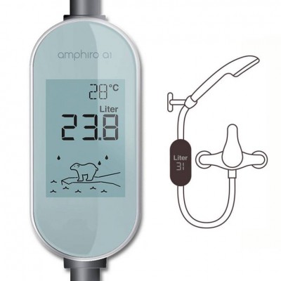 La UE premia un sensor que informa del agua que se gasta durante la ducha