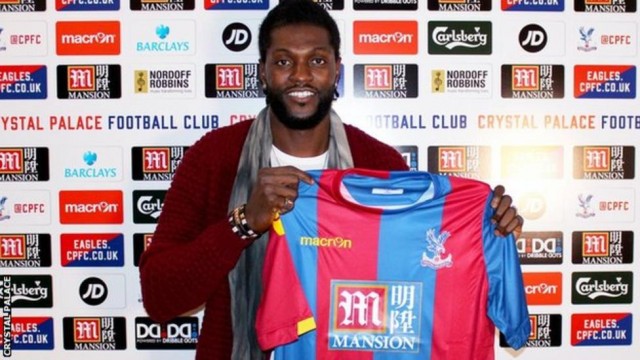 El Crystal Palace ficha a Adebayor hasta final de temporada