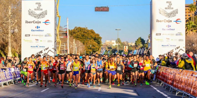 El 10K Valencia Ibercaja inunda de actividades el arranque del año de carreras en la ciudad