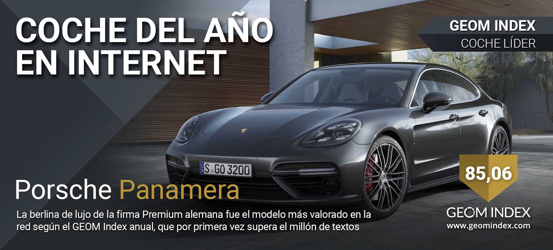 El Porsche Panamera se corona como el coche del año para los internautas españoles