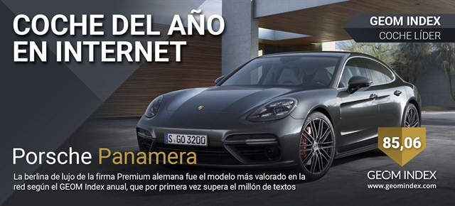 El Porsche Panamera, coche del año para los internautas españoles