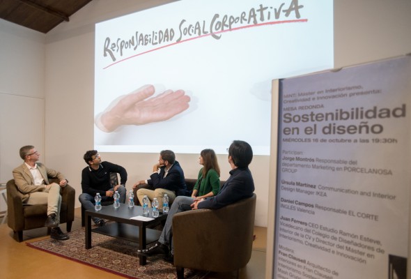 Mesa redonda Barreira 'Sostenibilidad en el diseño' (Fotos: EDUARDO MANZANA)