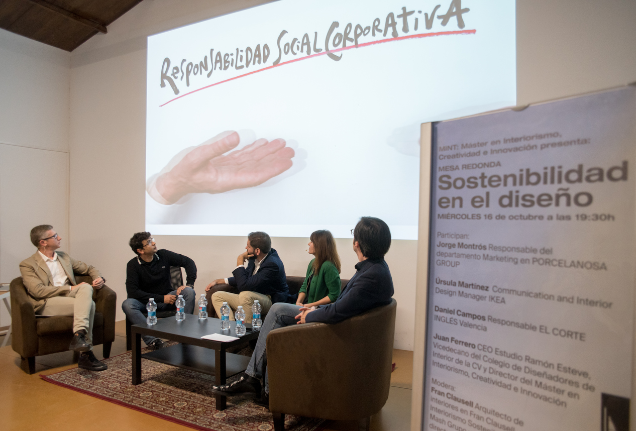 Mesa redonda Barreira 'Sostenibilidad en el diseño' (Fotos: EDUARDO MANZANA)