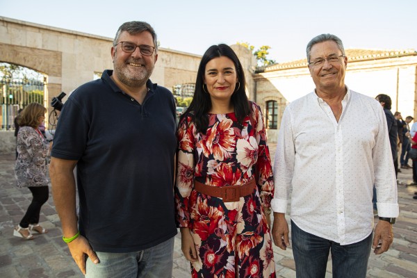 Mitin del PSOE en la Petxina de València (Fotos: EVA MÁÑEZ)