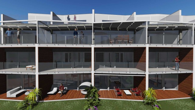 Cerca de 40 inversores pagan la licencia de obra de la futura promoción Estrasburgo Suites en Xàbia
