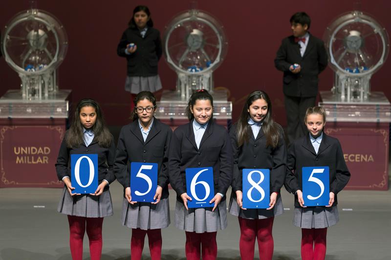 El número 5.685 es el 'Gordo' del Sorteo Extraordinario del Niño