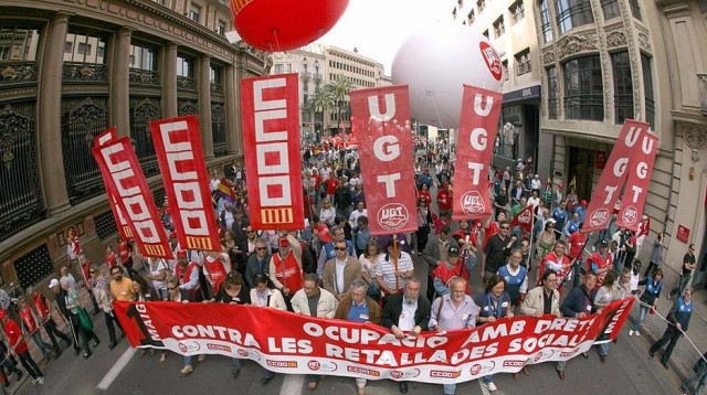UGT y CCOO se manifestarán contra Ribó por mantener la apertura en domingo