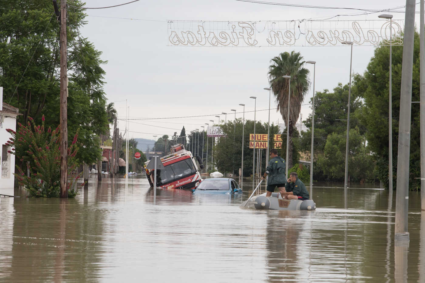 Inundaciones en Dolores por la gota fría (Fotos: PEPE OLIVARES)