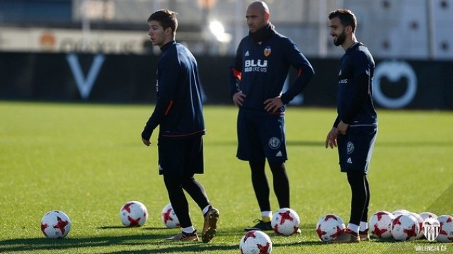 El Valencia prepara el partido copero ante Las Palmas