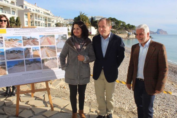 El Gobierno invierte 5,6 millones de euros en las playas de la Costa Blanca en 2017