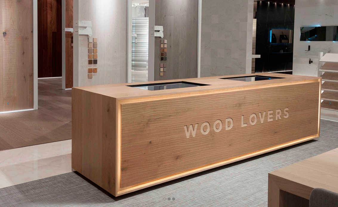 Espacio diseñado por Jorge Herrera para el showroom de L’Antic Colonia - 