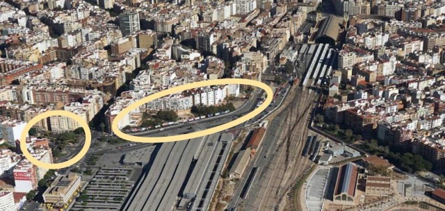 Parque Central realiza catas de tierra para sacar a la venta solares en Bailén y Maestro Sosa
