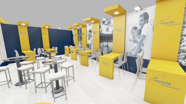 La empresa alicantina El Santo diseña el stand de Expedia y HomeAway en Fitur 