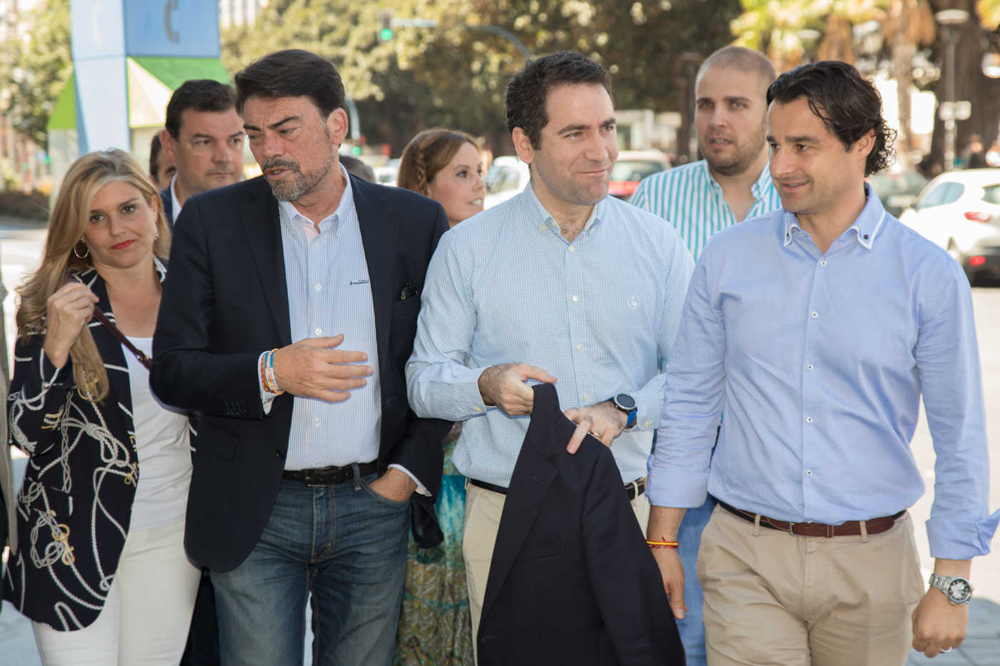 Visita de Teodoro García-Egea al PP de Alicante (fotos PEPE OLIVARES)