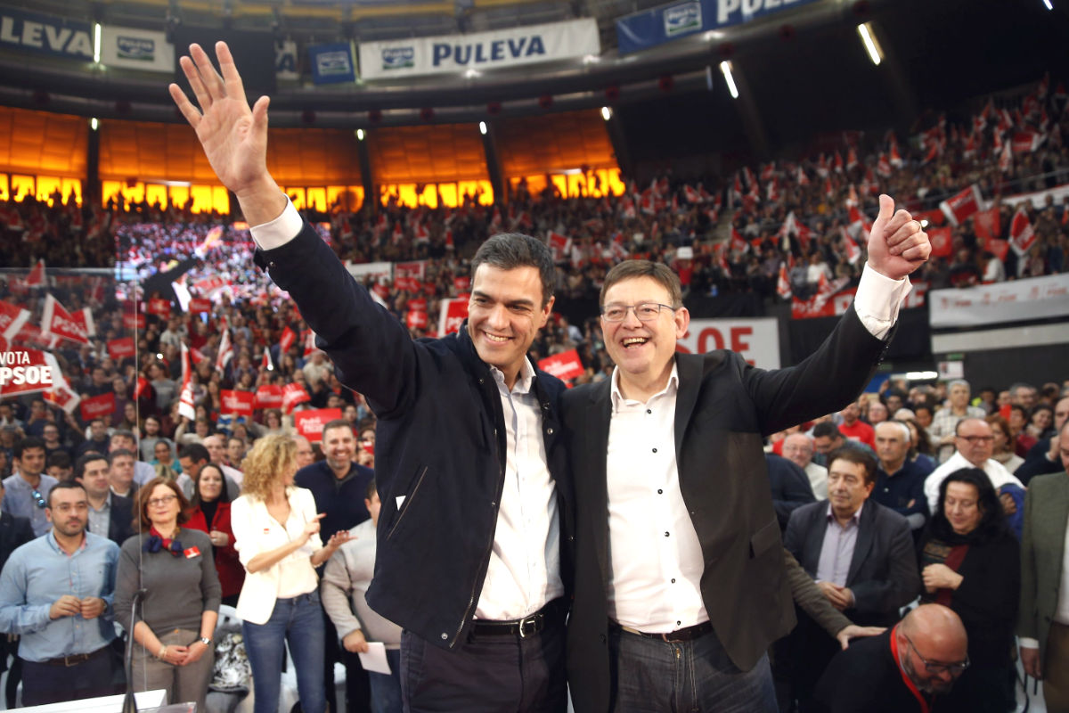 Pedro Sánchez se reúne con Ximo Puig para analizar la situación política