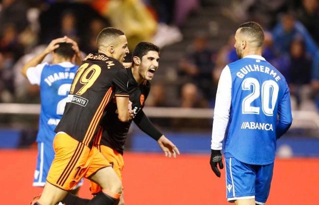 Guedes desequilibra, Parejo domina el juego y Maksimovic se luce en banda derecha