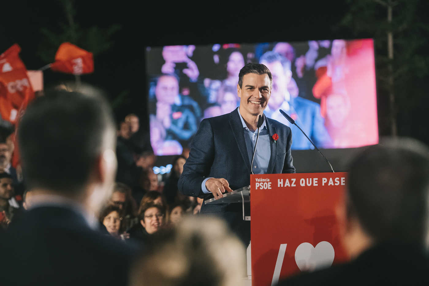 Mitin de cierre de campaña del PSOE en València (Fotos: KIKE TABERNER)