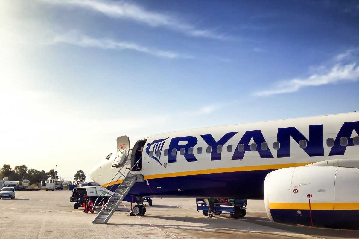 Un avión de la compañía de vuelos 'low-cost' Ryan Air. - 