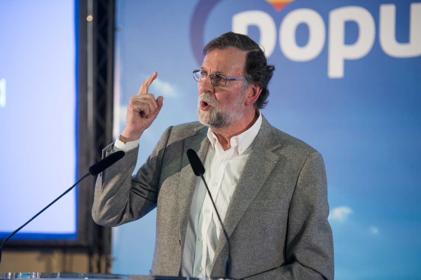 Mitin del PP en La Nucía con Mariano Rajoy (Fotos: RAFA MOLINA)