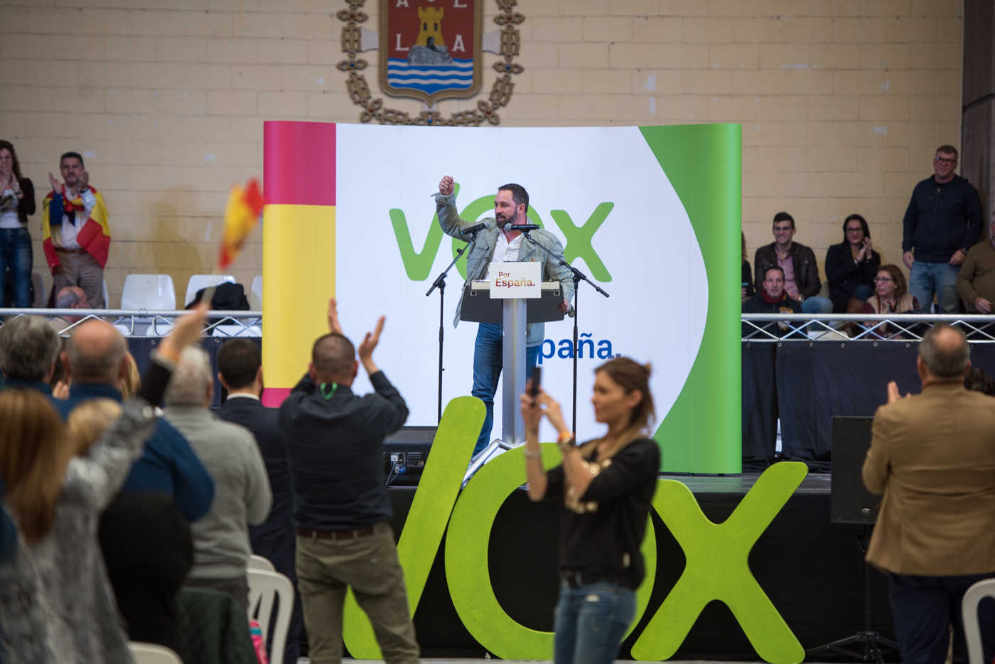 Mitin de Santiago Abascal en Alicante (Fotos: RAFA MOLINA)