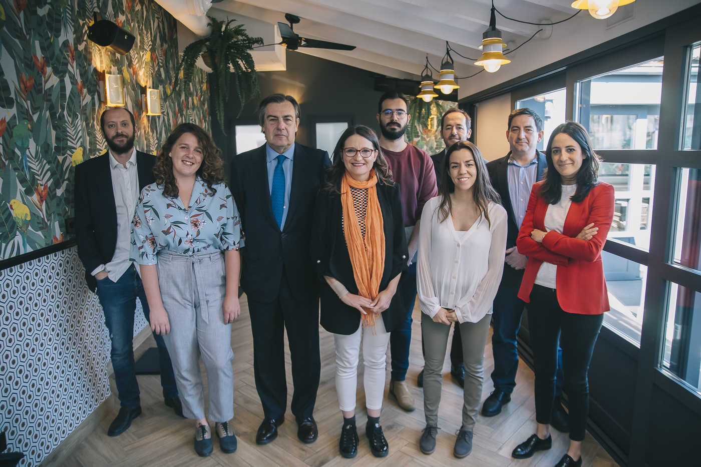 Almuerzo VP con la candidata de Compromís a la Generalitat, Mónica Oltra (Fotos: KIKE TABERNER)