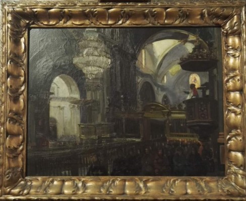 El Museo Catedral de Valencia expone por primera vez 'La Catedral en 1900', de autor desconocido