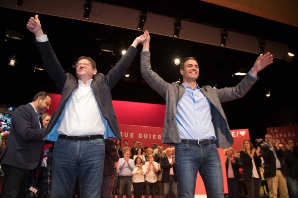 Mitin de Pedro Sánchez en la Universidad de Alicante (Fotos: Pepe Olivares)