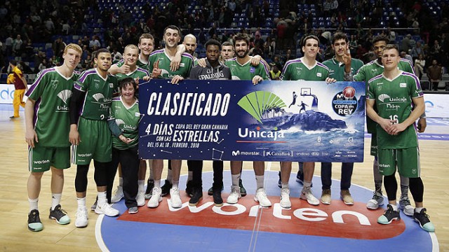 Baskonia, Unicaja, Gran Canaria y Tenerife, posibles rivales en cuartos de la Copa del Rey
