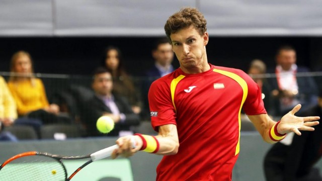 Carreño, Bautista, Ramos, Ferrer y Feliciano contra Gran Bretaña