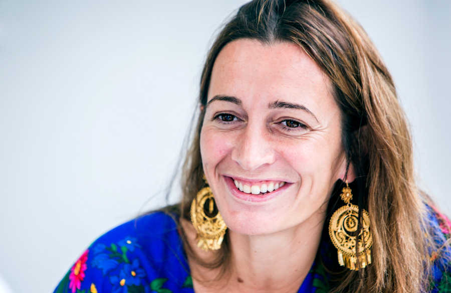 La chef Begoña Rodrigo desfila para Juan Duyos en la Madrid Fashion Week


