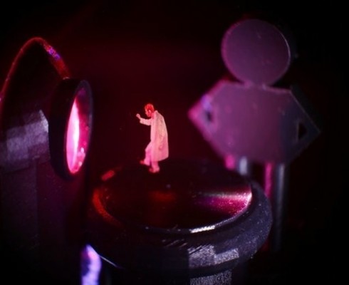 Científicos reproducen imágenes 3D con motas de polvo, al estilo 'Star Wars'

