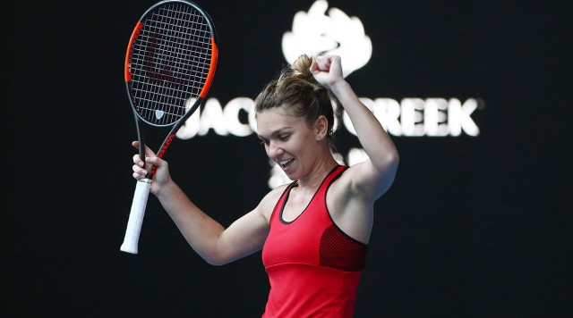 Wozniacki vence a Halep en la final y logra su primer grande