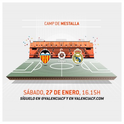 Sigue en directo el Valencia CF - Real Madrid