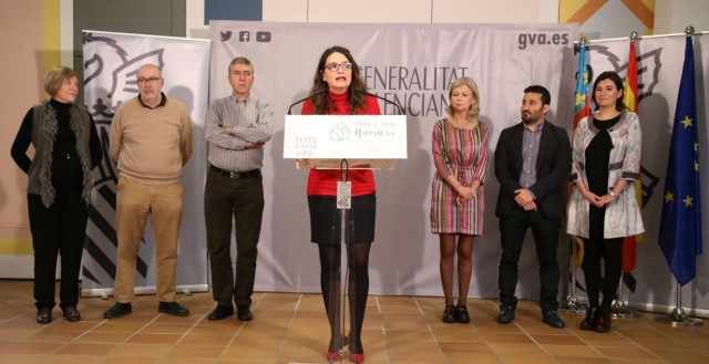 La lucha contra la violencia de género centra los objetivos del Consell para 2018 con un nuevo plan de coeducación