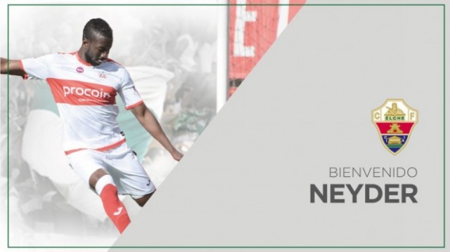 El Elche apuntala su defensa con el colombiano Neyder