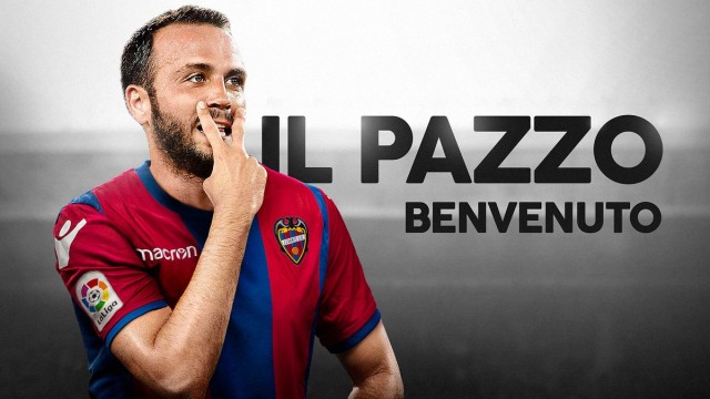 El Levante oficializa la cesión de Pazzini hasta final de temporada