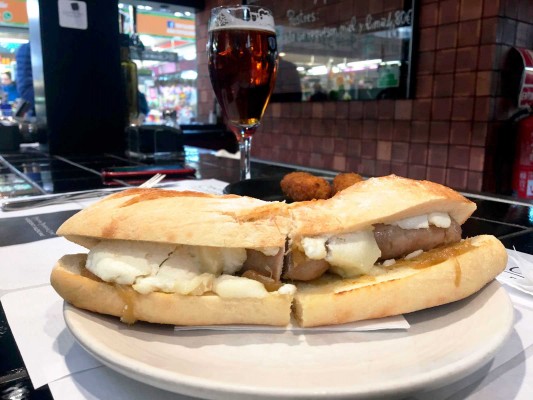 Bocadillo del día en Central Bar