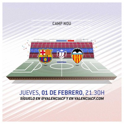 Sigue en directo la semifinales de la Copa del Rey entre FC Barcelona - Valencia CF