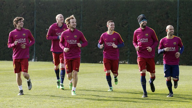 El Barcelona prepara la semifinal copera con todos sus efectivos