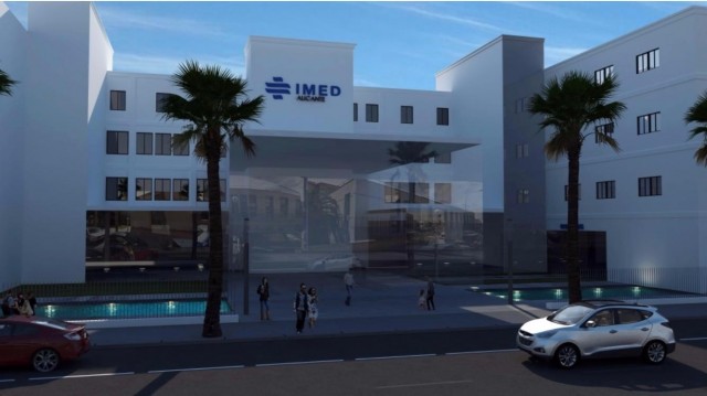 Así será el futuro hospital de IMED en el Asilo de Benalúa de Alicante: 42 habitaciones y 24 consultas  