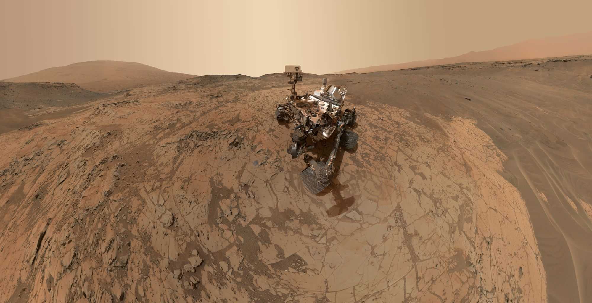 Selfie del robot 'Curiosity'. Foto: NASA - 