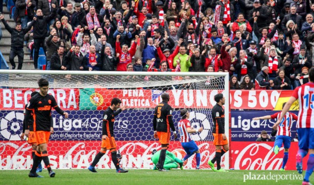 El Valencia no gana a domicilio al Atlético de Madrid desde hace siete años