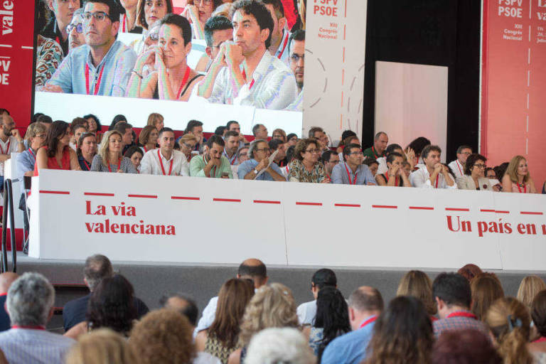 La dirección del PSPV elejgida en julio: varios de ellos no podrán repetir al frente de las comarcas: Foto: RAFA MOLINA - 