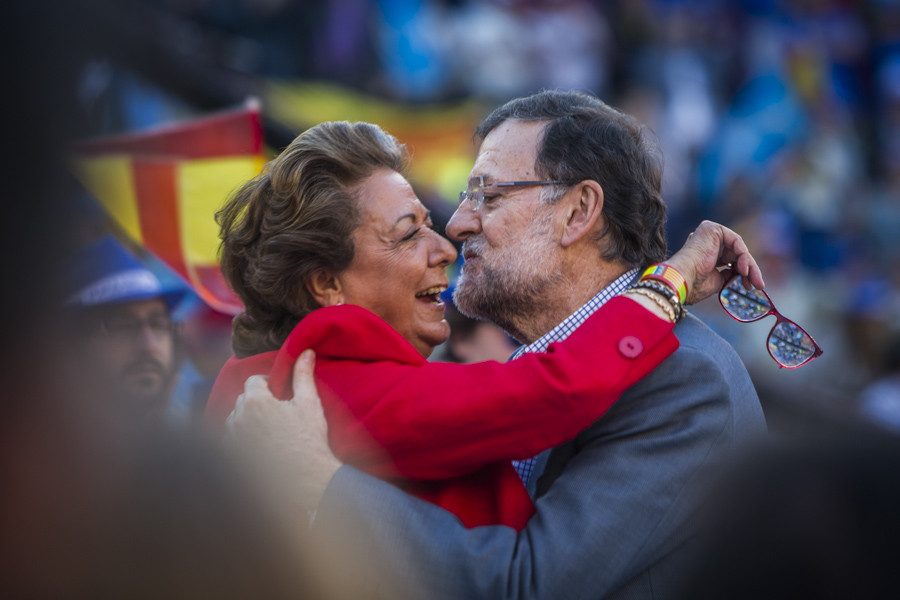 Rita barberá y Mariano Rajoy (Eva Máñez) - 