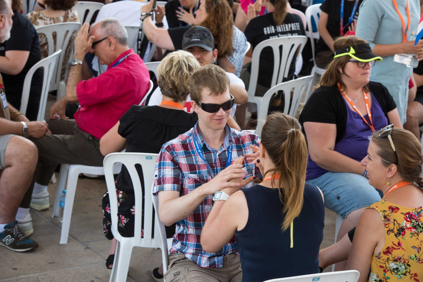 La reina Letizia en Benidorm por el Día Internacional de las personas Sordociegas (Fotos: RAFA MOLINA)