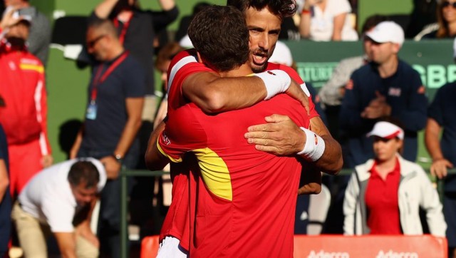 Pablo Carreño y Feliciano López adelantan a España 2-1 en la Davis